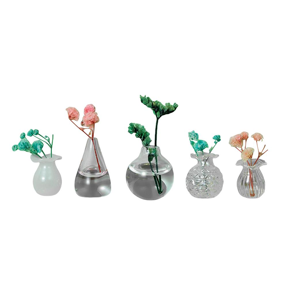24 Style Mini Ceramics Vase Fridge Magnet DIY 3D Vase Creative Message Magnets Sticker for Air Conditioners Fridge Decorations