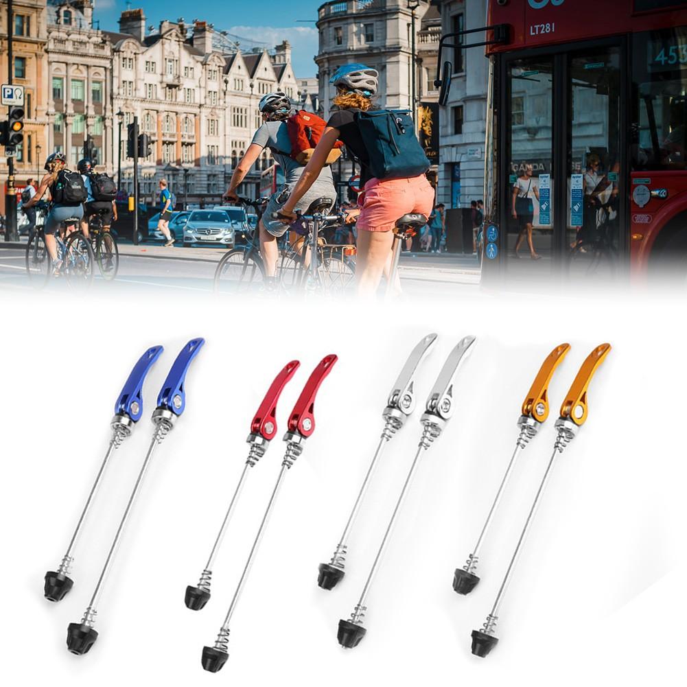 Buy Quick Release Bike Front+Rear Skewer Bike Wheel Hub Skewers Support