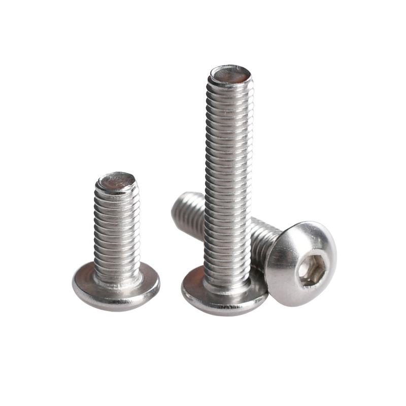304 Stainless Steel Allen Screw Bolt Nut Washer Set Metric Threaded Hex Machine Screws Nuts Gaskets Kits With Box M2 M3 M4 M5 M6