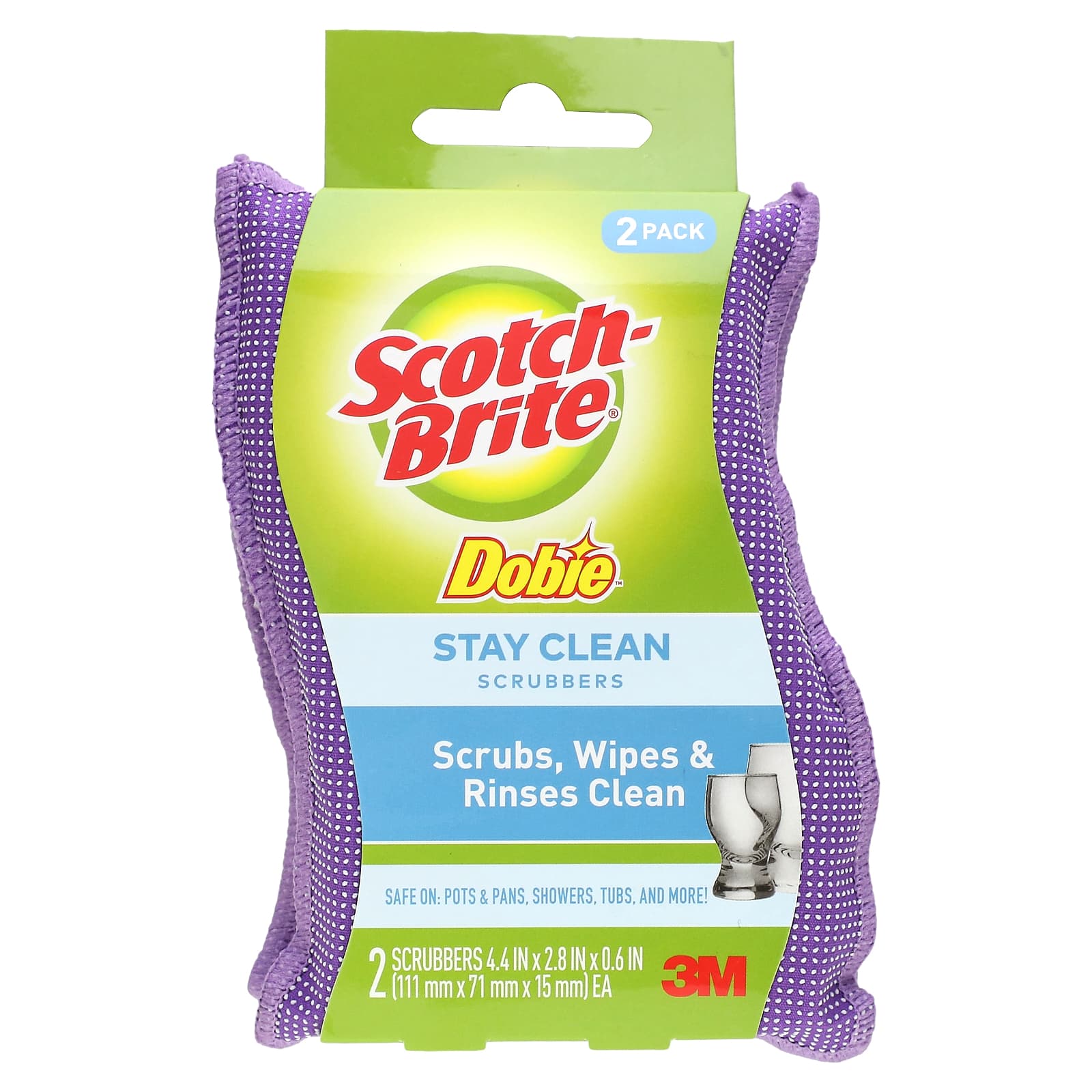 

SCOTCH-BRITE Dobie, Скребок Stay Clean, 2 скребка