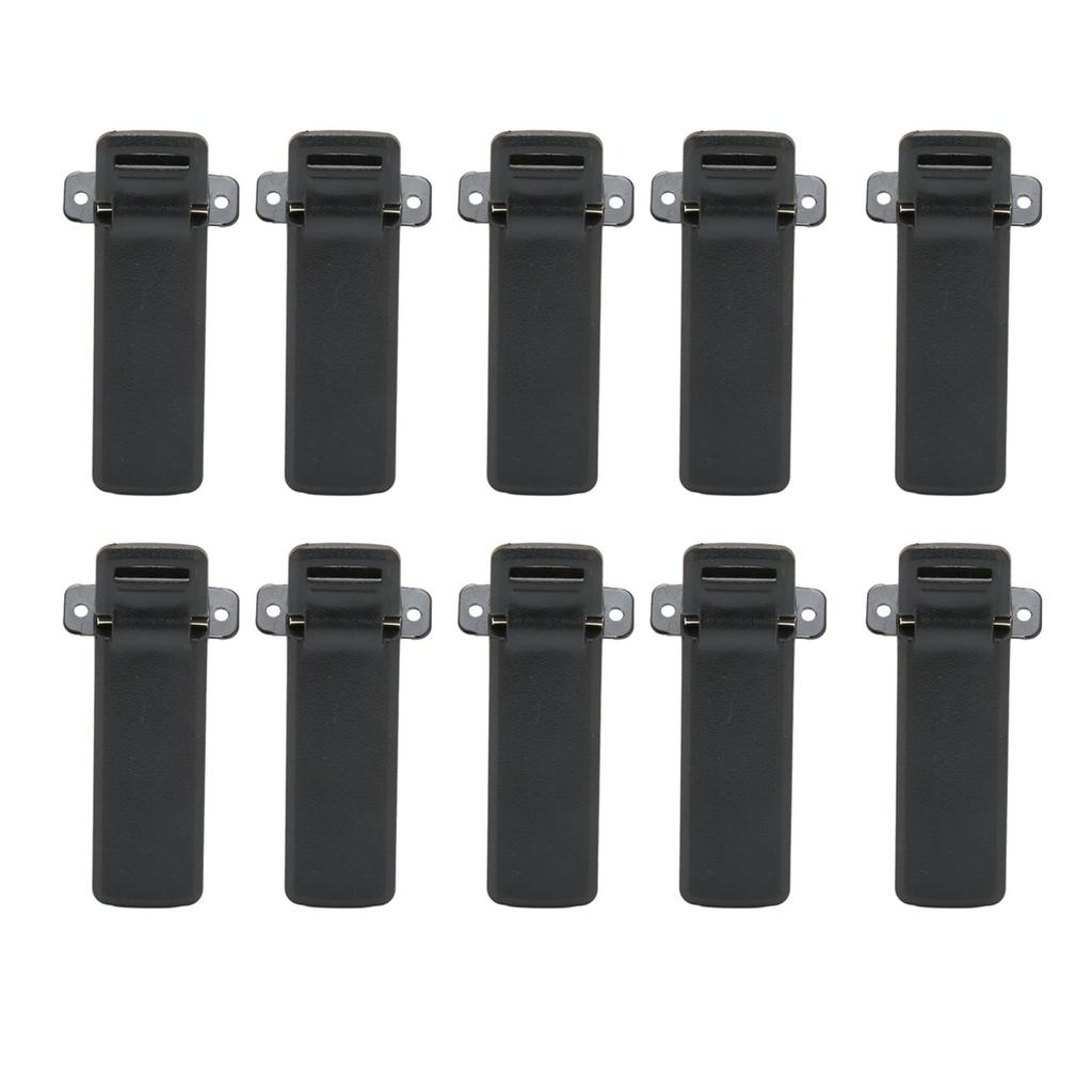 10pcs Radio Belt Clip Replacement Walkie Talkie Belt Clip for Baofeng UV 5R UV 5RA UV 5RB UV 5RC UV 5RD UV 5RE