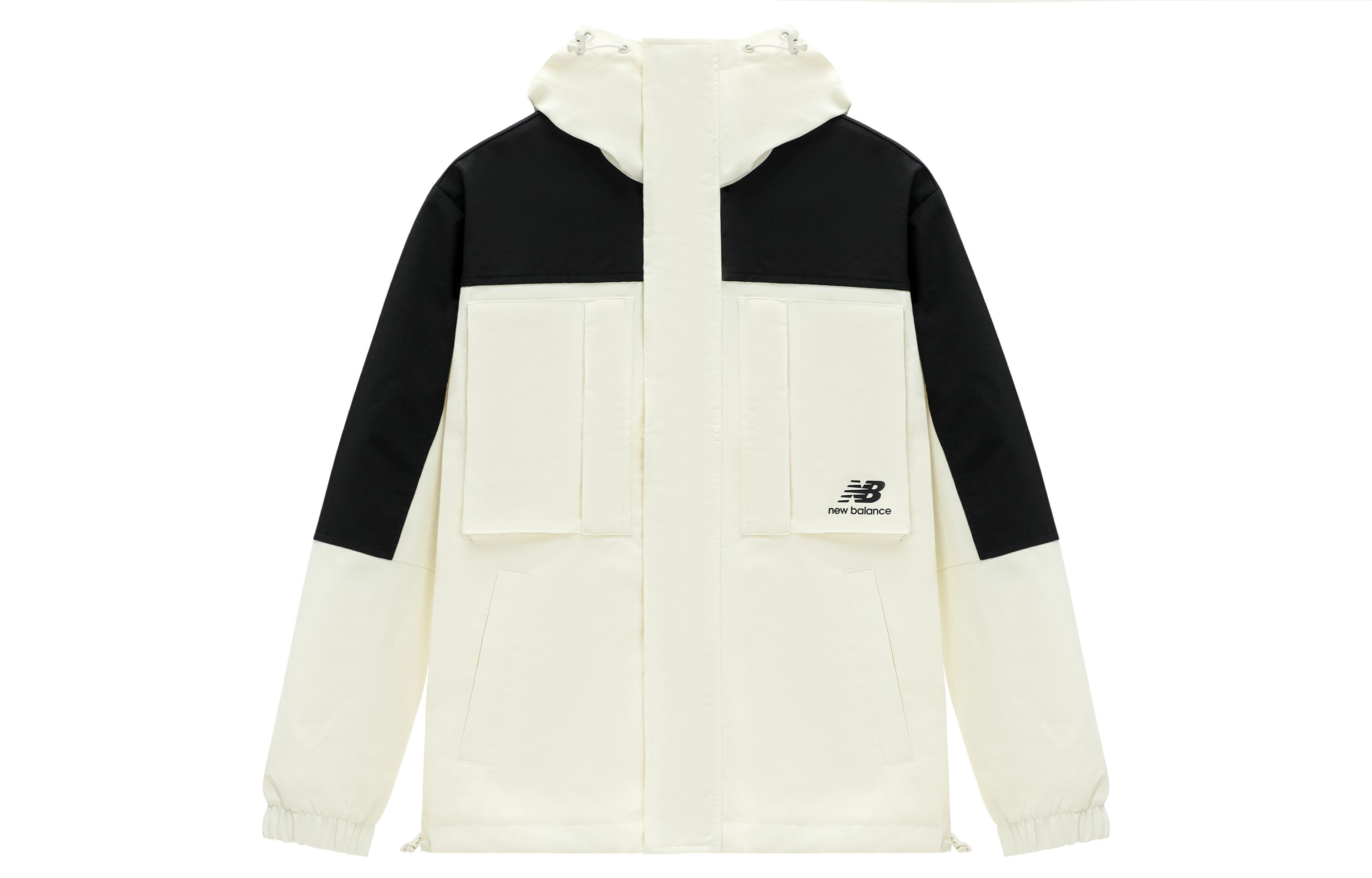 New Balance Jackets Men s White Hooded Moderate Other AMJ31304-CIC XL
