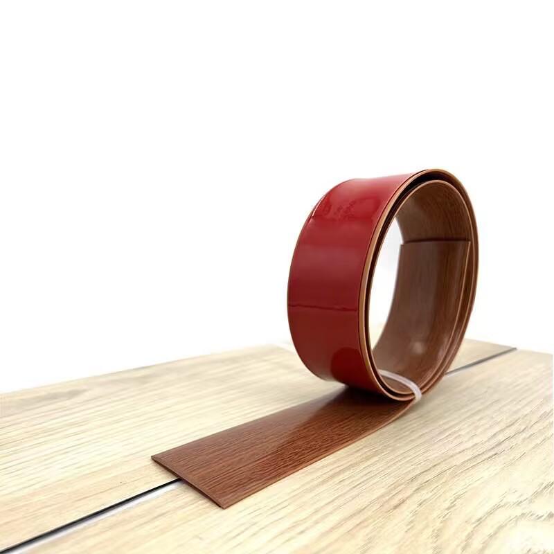 Threshold Strip, Flat Buckle: Wood Floor Finishing & Seam Edge Decorative, Glue-Free, Self-Adhesive Separator for Doorways.