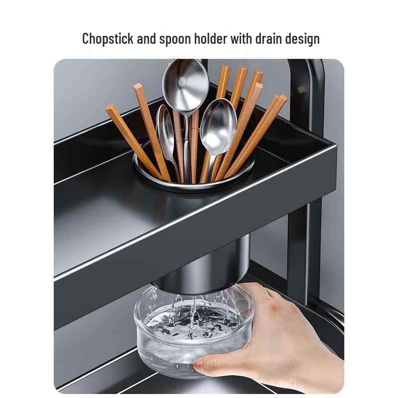 HANDUNYOU Multi-functional 3-Tier Kitchen Spice Rack