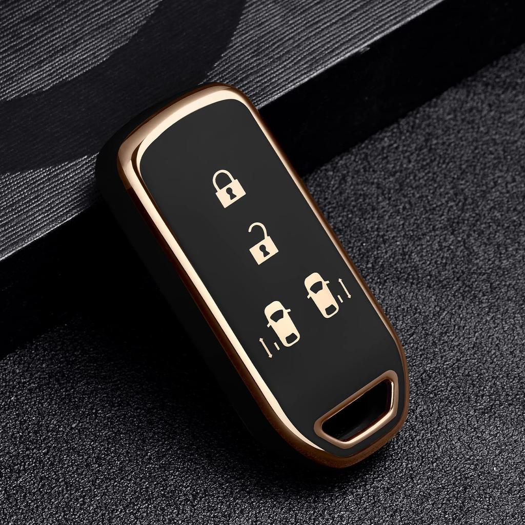 OATSBASF Honda N-BOX Key Case (4 Buttons) Honda Key Case N-BOX/N-VAN/N-WGN/N-ONE Key Cover Honda