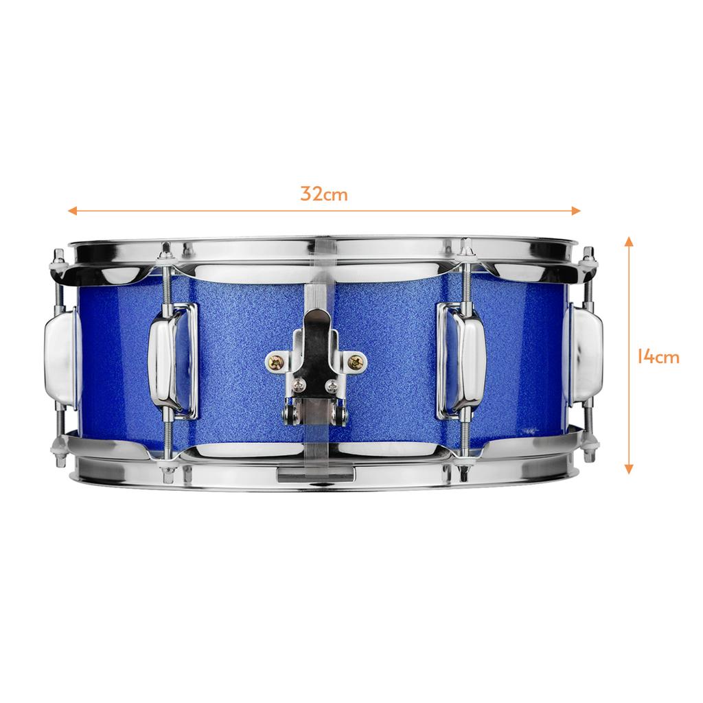 12inch Snare Drum Head with Drumsticks Shoulder Strap Drum Key for Student Band
