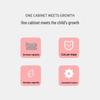 Miling Cartoon Pink Piggy 7-Drawer Plastic Storage Cabinet