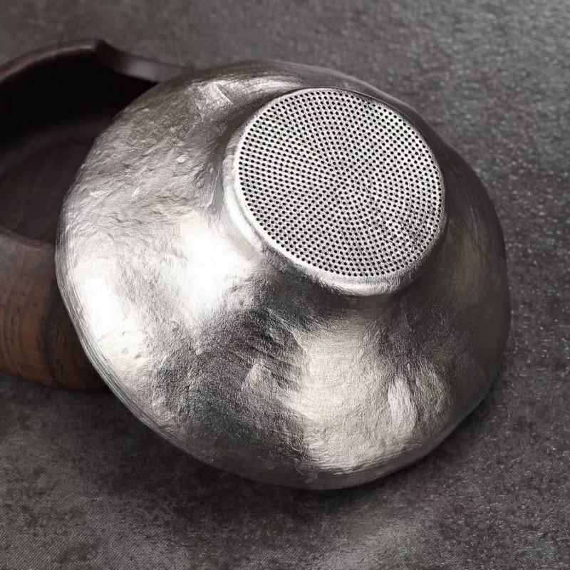Pure Titanium Tea Infuser 1190 Holes Strainer Loose Leaf Brewing