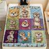 Fabric Animal Penguin Otter Print Flannel Blanket High Quality Comfortable for All Seasons Home Decor Warmth and Comfort Perfect for Christmas Gifts