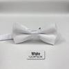 Papillon Monocolore in Seta Poliestere da Uomo - Senza Cravatta, Senza Nodo, Disponibile in Vari Stili e Colori