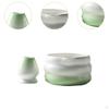 Japanisches Matcha Tee-Set, Kit mit Schale, Besenhalter, Elegantes Set