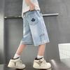 Boys' Summer Pants Children's Cropped Pants Ultra-thin Jeans Soft Denim Pants