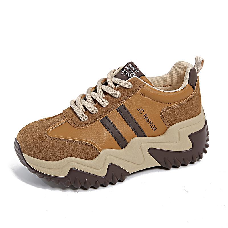 

ins Korean version of the new dad shoes for women 2025 autumn student sports running casual shoes platform heightening shoes JC8821 34