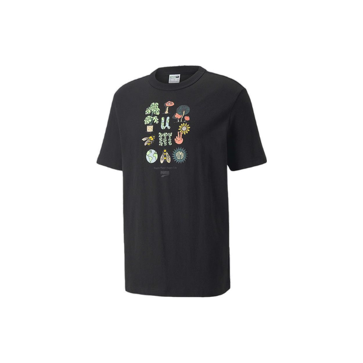 

Puma Downtown Graphic Tee Men Tops Black 535400-01 M