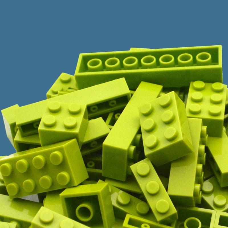 104Pcs Mixed Thick Figure Building Blocks 12 Size 16 Colors MOC Bricks Creative Toys for Children 6-12y