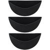 Flower Pot Insert Black Hanging Basket Liner Tear-resistant Felt Superior Moisture Retention For Hanging Baskets