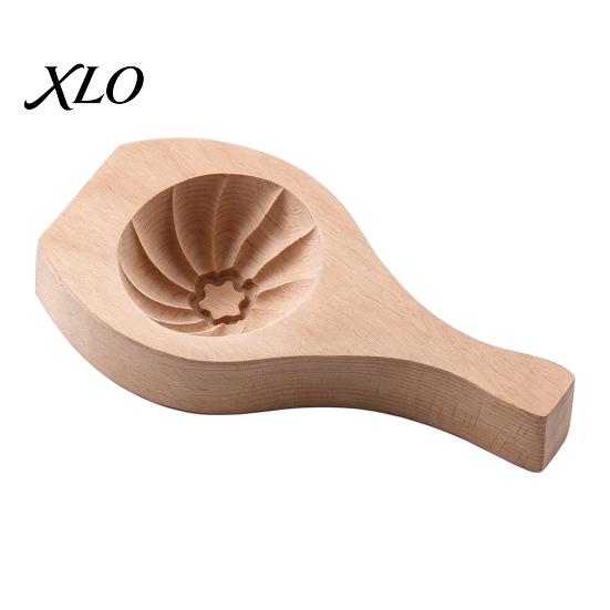 Pastry Shaping Tool Wooden Steamed Bun Maker Mold, Handmade Dough Pressing for Buns, Solid Durable Baking Mold Wood Kitchen Gadget Asian Dumpling And