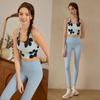 Nude Feel Yoga Clothes Women 2025 New Professional Print Fashion Vest Sports Bra Women High-Grade Fitness Underwear