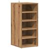 VidaXL Armoire à chaussures chêne artisanal bois d'ingénierie, armoire de rangement de chaussures, support à chaussures, 856712