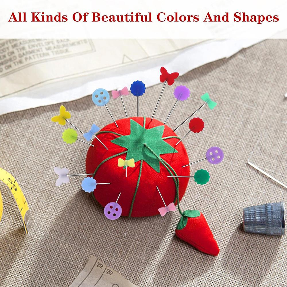 100Pcs Dressmaking Pins Embroidery Patchwork Pins Sewing Embroidery Quilting Tools Needle Sewing DIY Sewing Accessories Tools
