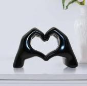 Heart Hand Statue Resin Abstract Hand Love Figurines Bedroom Home Desktop Wedding Decorationanniversary Gi for Wife