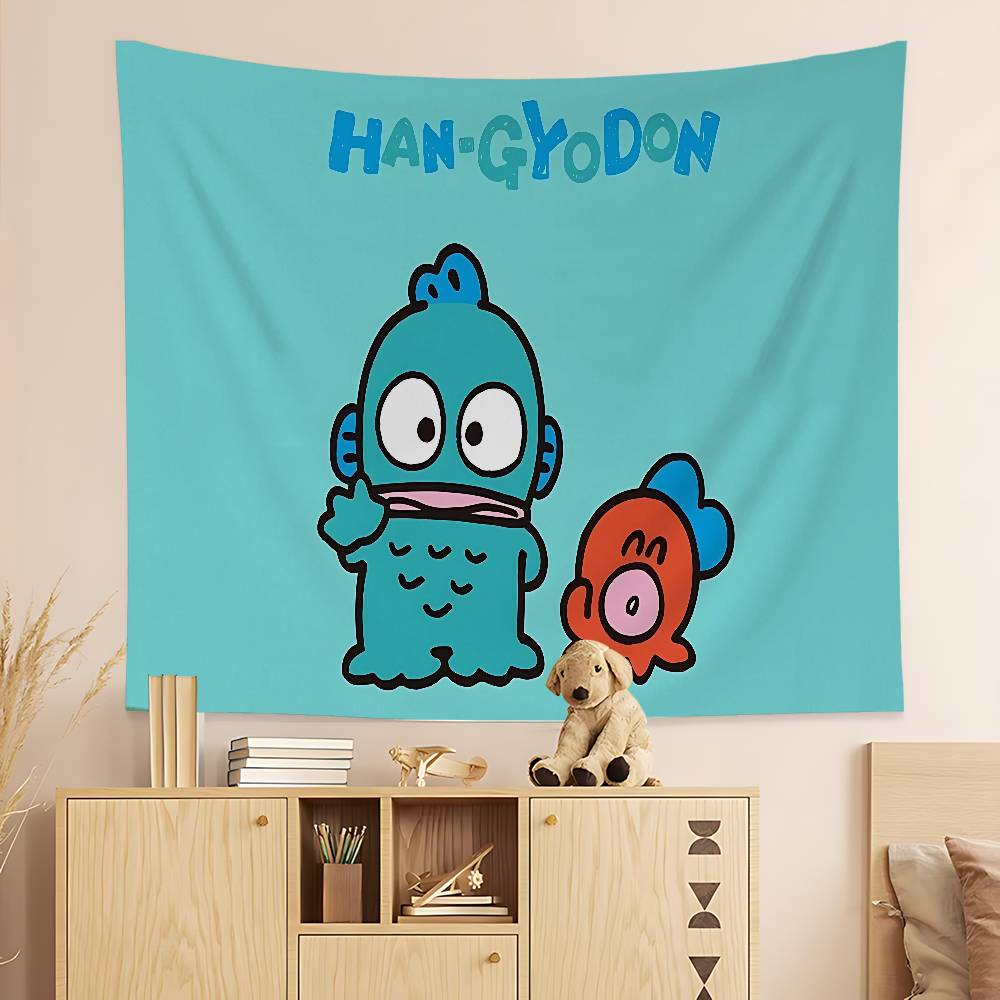HHangyodonS Cartoon Hanging Bohemian Tapestry Bohemian Wall Tapestries Mandala Cheap Hippie Wall Hanging