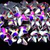 Blinginbox Hight Quality Rhinestone Bulk Special Shapes Crystal AB Hot Fix Rhinestones Iron on Rhinestones for Fabric Decoration