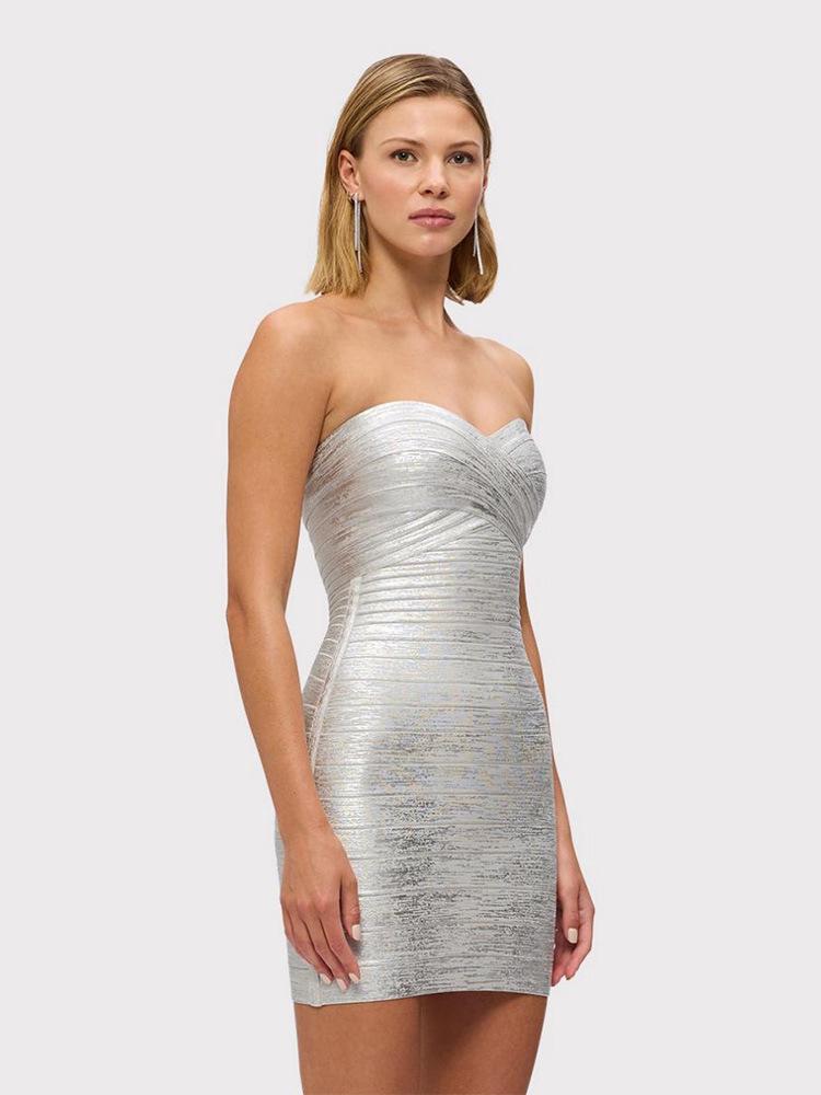 Spring 2026 Strapless Bodycon Dress: Elegant Bandage Style for Women
