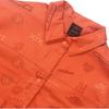 Jordan Giacca da Donna con Motivo Logo Alfabetico Stampa Integrale Colletto Revers Maniche Lunghe Beige DX0385-812