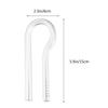 R Shaped Glass Water Inlet Outlet Tube for Aquarium Fish Tank 13Cm Hydrodynamic Design Stable Flow Oxygenation Corrosion