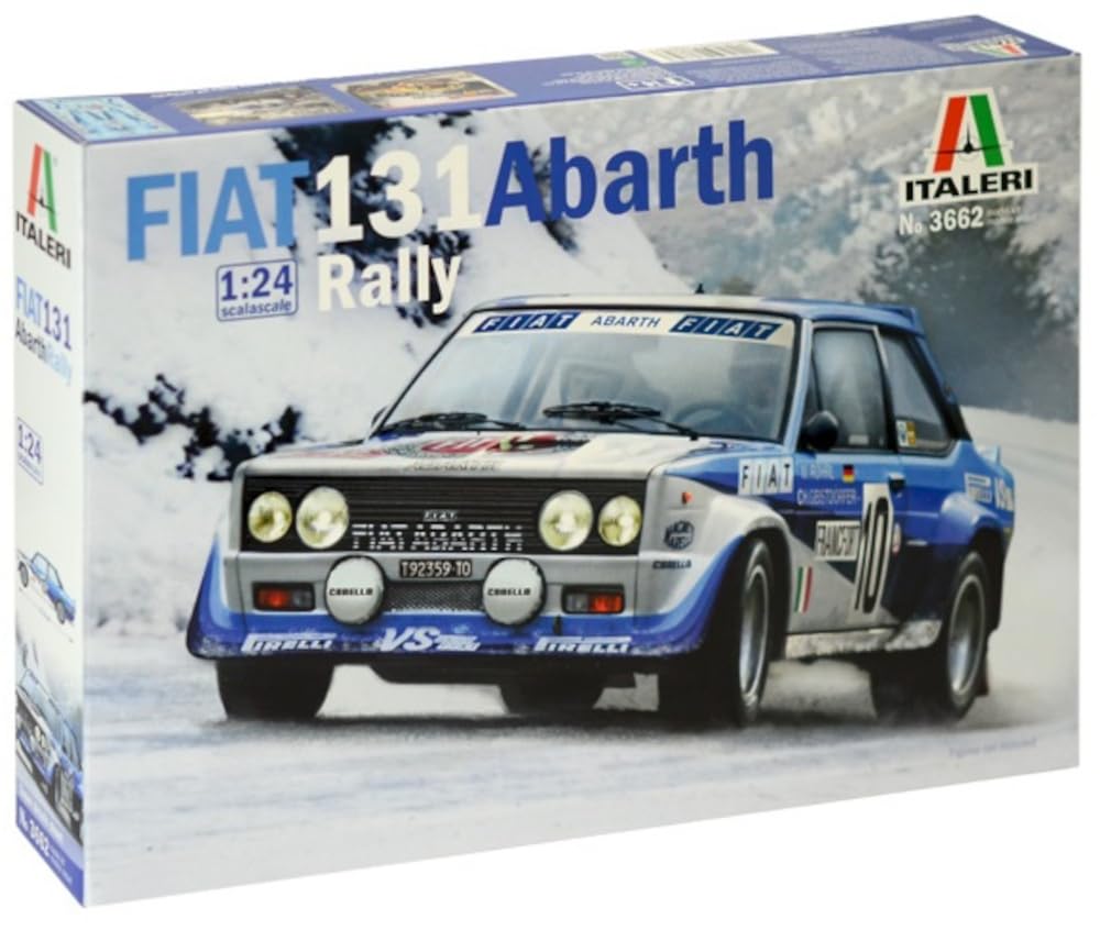 

Platz Italeri Scale Fiat 131 Abarth Rally Plastic Model Kit with Japanese Instructions 1/24 (IT3662)