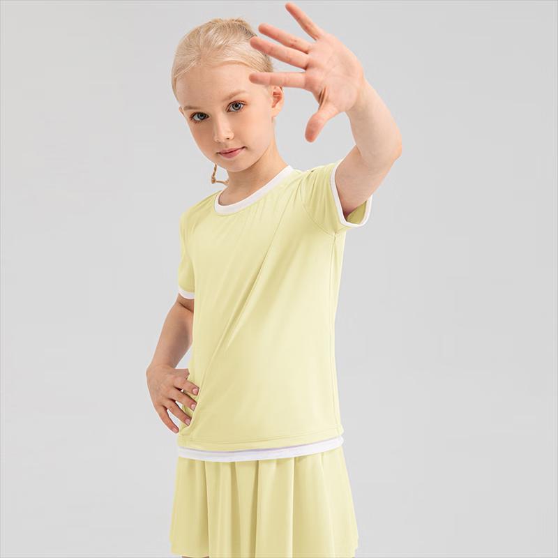 Girls  Cloud-Feel Printed Yoga T-Shirt 140