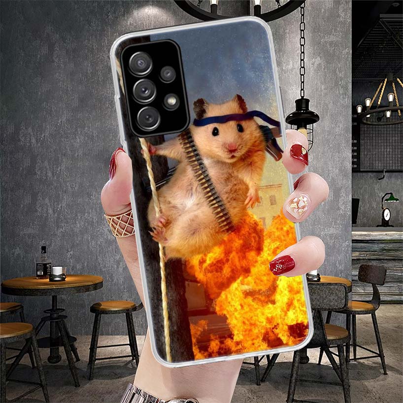 Cute Lovely Pet Hamster Soft Phone Case For Samsung Galaxy S22 S23 S24 S25 Edge S26 Ultra S20 FE S21 Plus + Fundas Coque Galaxy