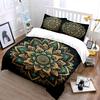 Mandala Art Décor Three-Piece Set Soft Comfortable Duvet Cover Bedding Set Included 1*Duvet Cover & 2*Pillowcases, Gift