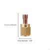 Cooling System Copper Pipe Connector HighPressure Resistant Flared Nut to Sweat Adapter Leak Brass