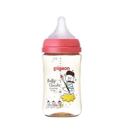 PIGEON Breastfeeding for Babies from 3 Months Made of Bear Lightweight and and Approved by Medical Institutions Bottle, 240ml, Onwards, High-quality