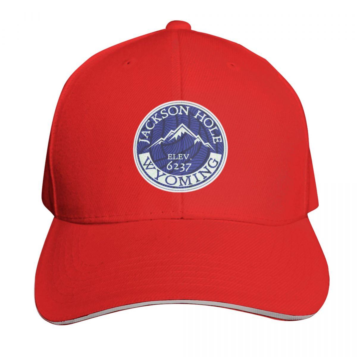 Jackson Hole Wyoming Skiing Mountain Ski WY Baseball Cap Custom Cap Streetwear Winter hat Trucker Hats For Unisex Womens