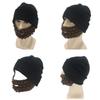 Unisex Wacky Beard Hat Knit Funny Beanie Halloween Cap Wind Mask Warm Beanies
