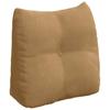 Back Cushion Brown 45 X 24 X 50 Cm Velvet
