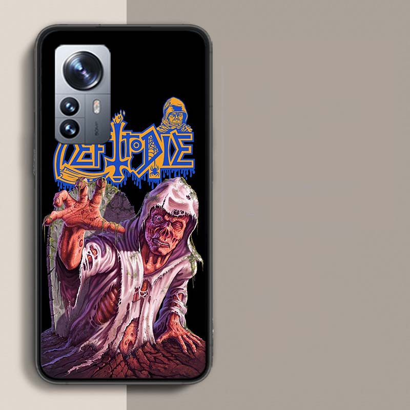Metal Band D-Death Phone Case For Redmi Note 13 Pro Plus 14 Pro+ 12S 12 11S 11T 11E 11 10S 10 9S 9 Xiaomi Capa TPU