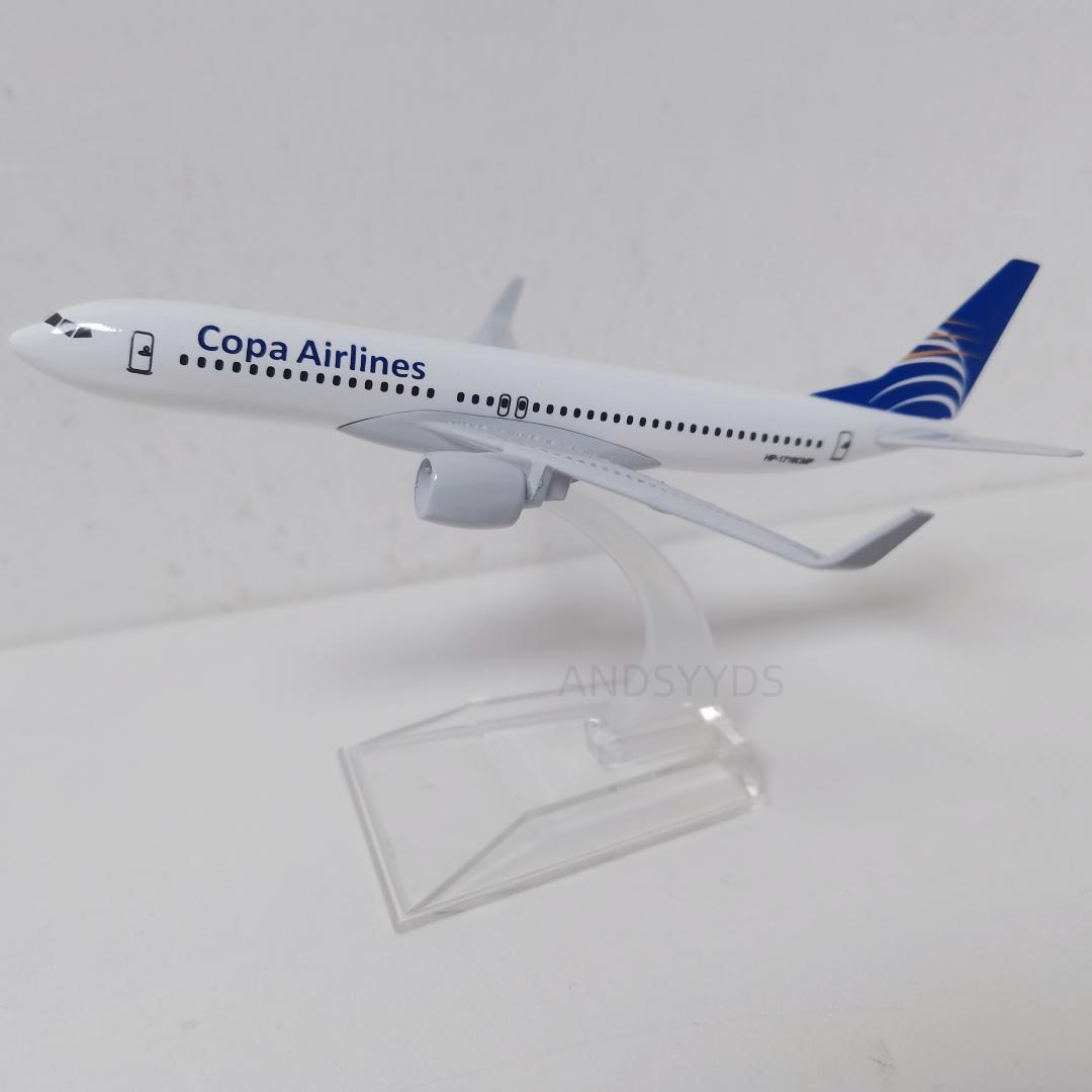 

Металлическая литая модель самолета 16 см B737 Copa Airways Panama Масштаб 1/400 со стойкой 737 Авиационный самолет