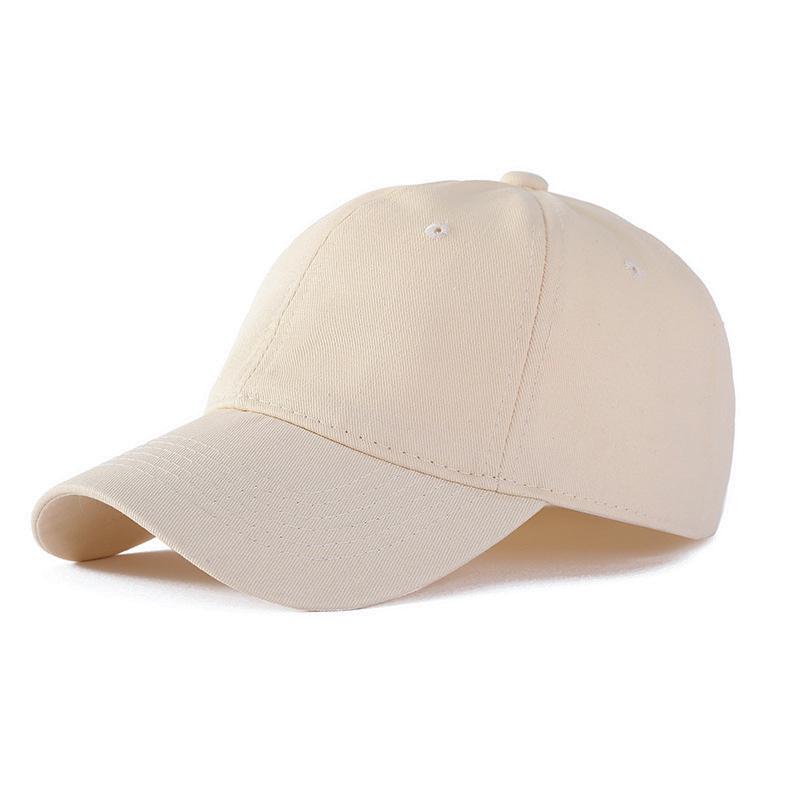 Trendy Soft Cotton Duckbill Cap: Unisex Japanese-Style Baseball Cap with Sun Protection