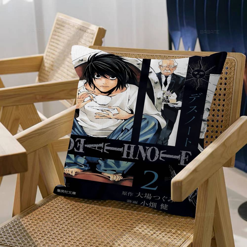 Death Note Anime Pillow Anime Pillow Sofa Bed Head Pillow Cover Cushion Cover 45x45 Cm Fashion