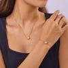 Love Heart Bracelet For Women Men Stainless Steel Bracelet Vintage Rhinestone Bohemian Fashion Jewelry Charm Gift Accessories