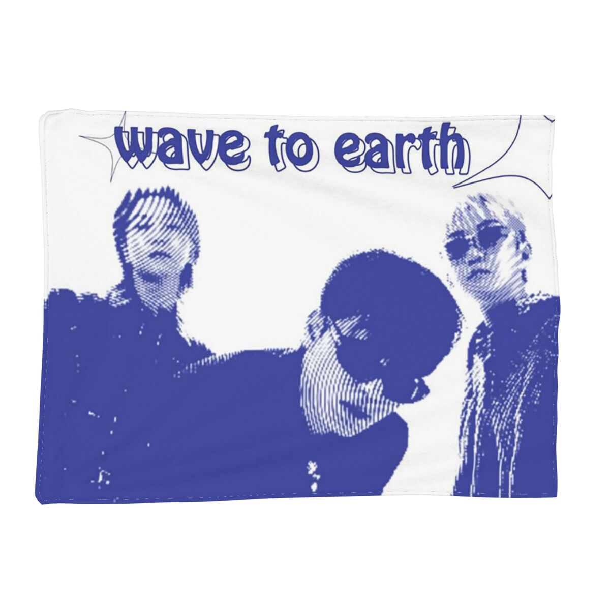 Wave To Earth Summer Flows Korea Band Blanket Soft Warm Flannel Throw Blanket Plush for Bed Living room Picnic Travel Home Sofa 80x120cm
