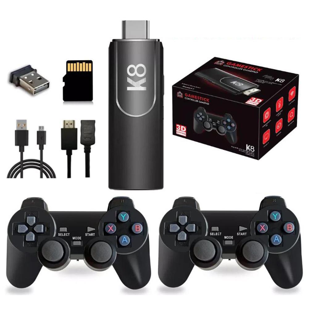 X2 Plus/K8/M8/M15 Gaming Console 58000+ Games TV Handheld Game Console HDMI-Compatible Wireless Gamepads for PS1 N64 DC