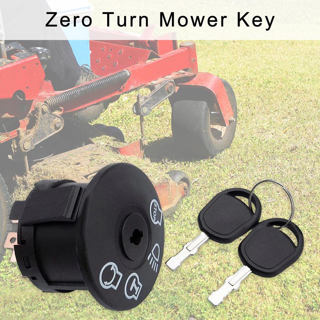 Universal Ignition Switches with Key for Zero Turn Mowers 3 Position 5 Terminal Power Switches Replacement Switches