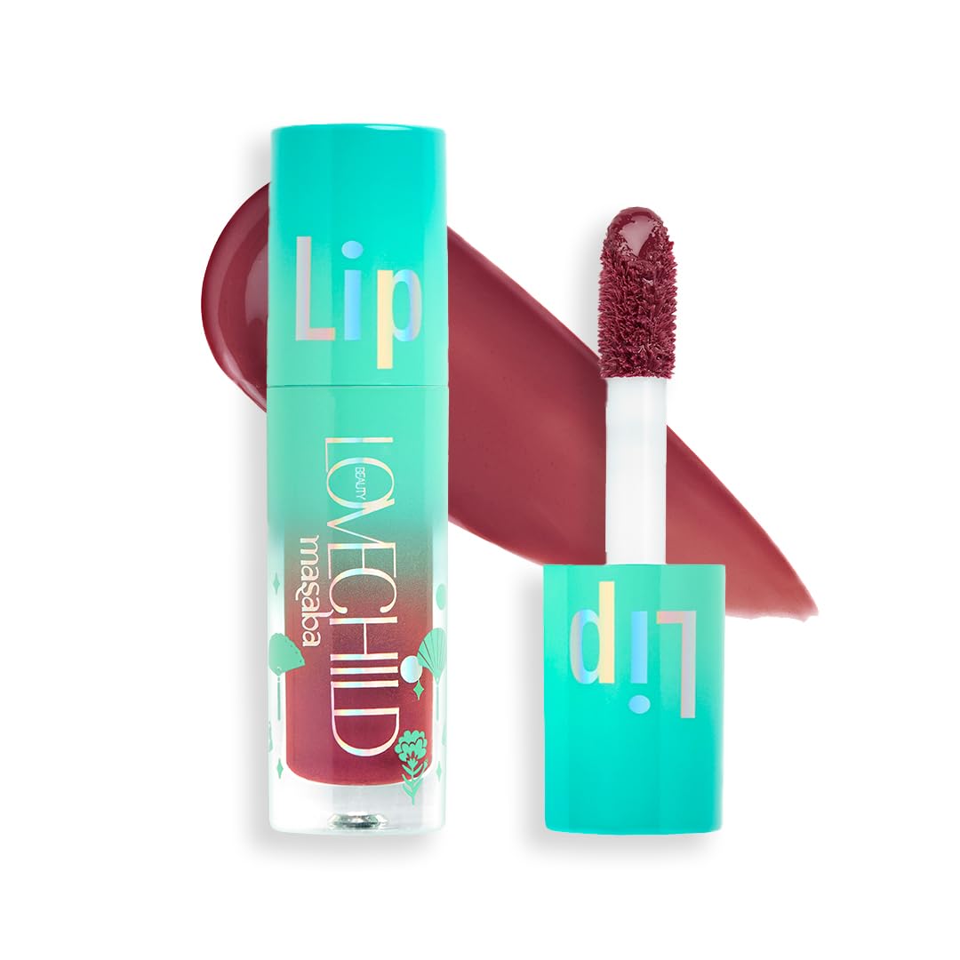 LoveChild Masaba Lip Gelato Оттеночное масло для губ | Увлажняющее, Сияющее покрытие | С витамином E, маслом жожоба, гиалуроновой кислотой и маслом ши, Малиновый Розовый