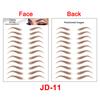 New Arrivals Water Transfer Girls Cosmetic Disposable Fake Temporary 4d Eye Brow Tattoo
