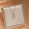 Light Luxury Copper-Inlaid Diamond Necklace for Women – Exquisite INS-Style Clavicle Chain